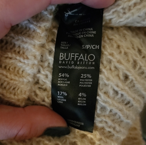 Women's crop knit sweater - Picture 3 of 4